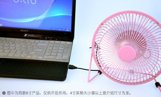 探秘360度旋轉4寸5葉超靜音USB鐵藝風扇JSD-818 小巧與高效的完美結合